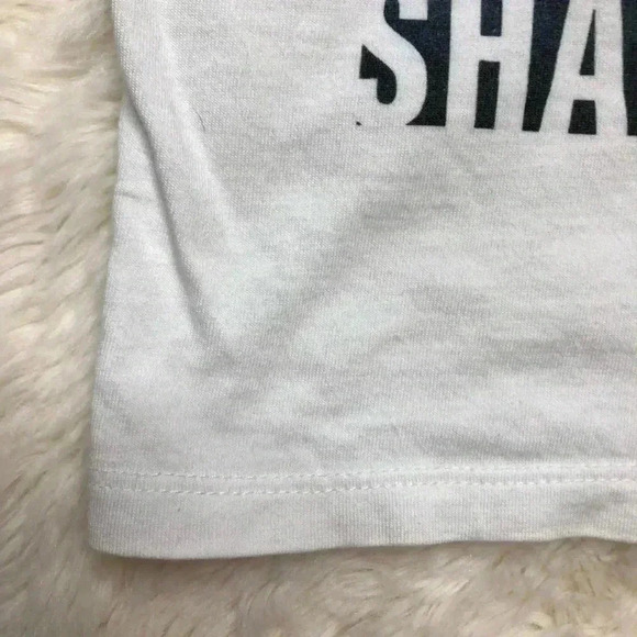 H&M Warning Shark Waters T-Shirt White Size 2-4 Years - Picture 2 of 16